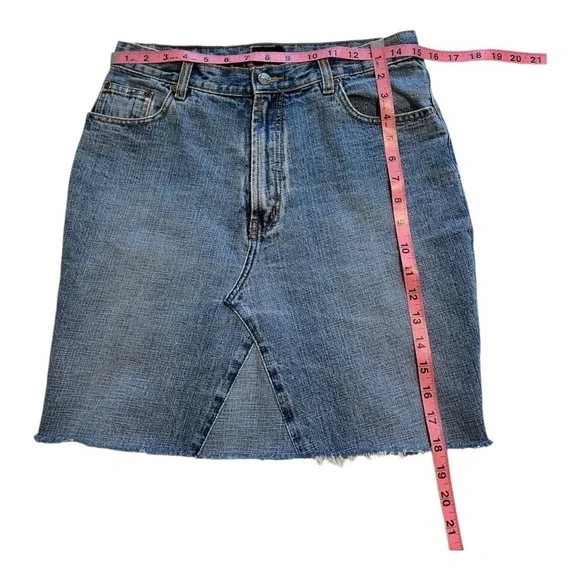 Lee Riders Upcycled Denim Mini Skirt - Size Medium - Picture 8 of 8